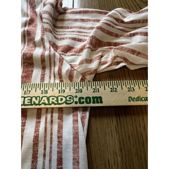 Eden & Olivia Shirt Size Large Striped Tunic Boho‎ Peasant Hippie Preppy - Picture 5 of 11